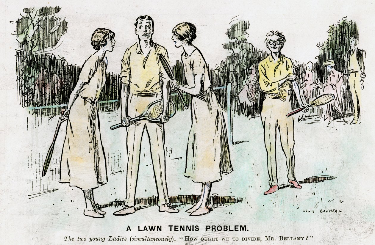Um problema do tênis de gramado, 1923 de Unbekannt
