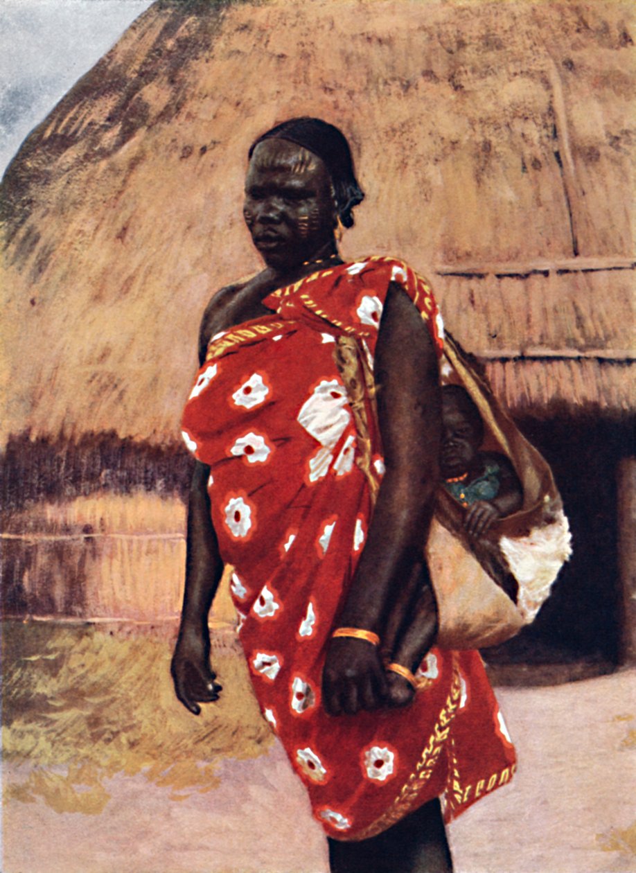 Uma mulher Lendu, 1912 de Unbekannt