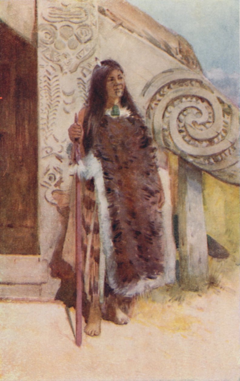 Uma Chefe Maori, 1923. de Unbekannt