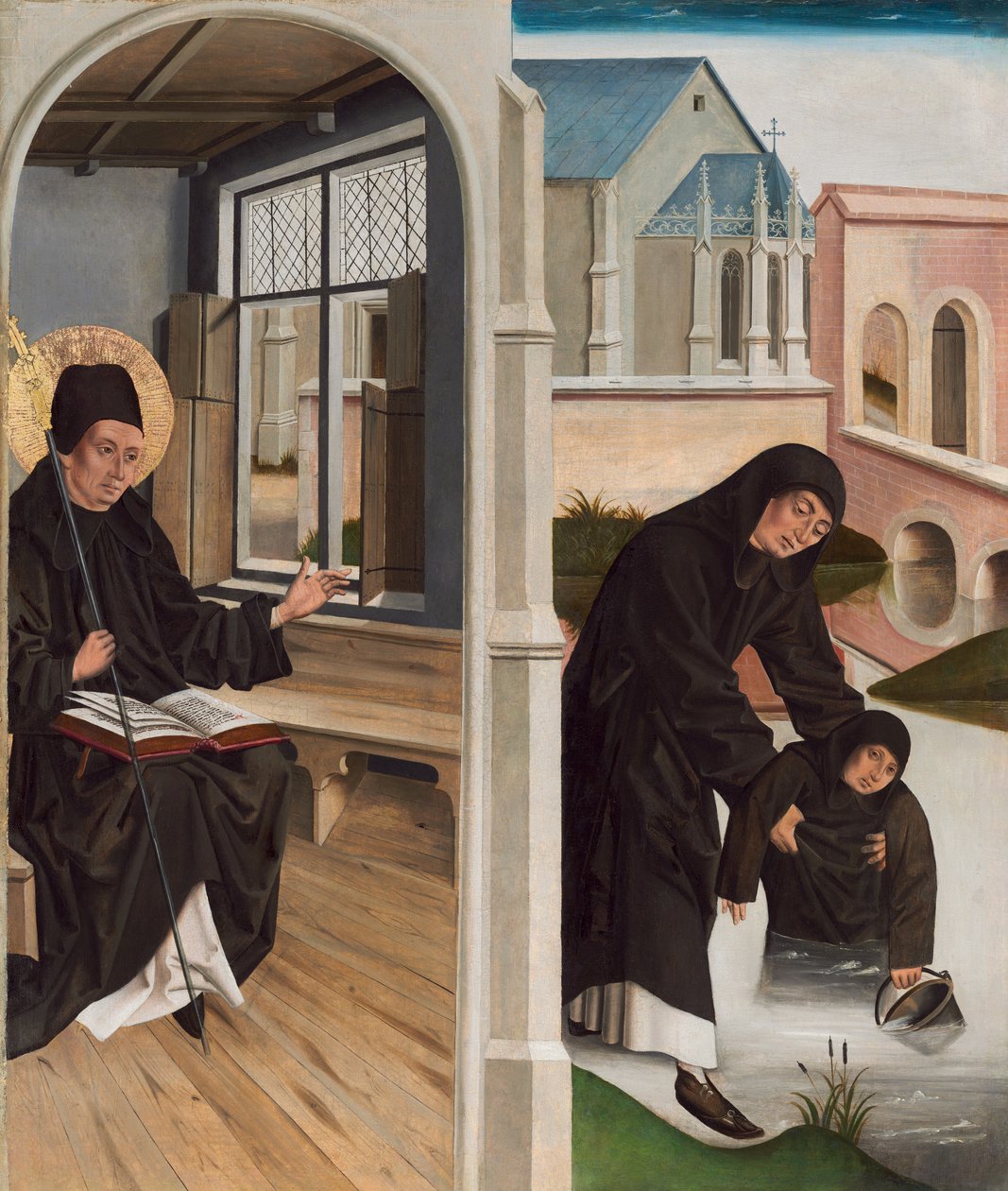 Milagre de São Bento, c. 1480. de Unbekannt