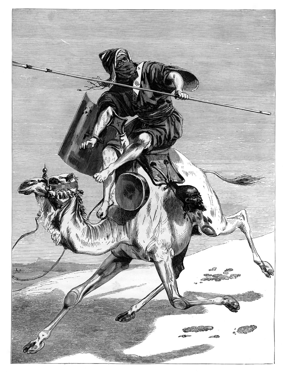 Um guerreiro mouro, c1890 de Unbekannt
