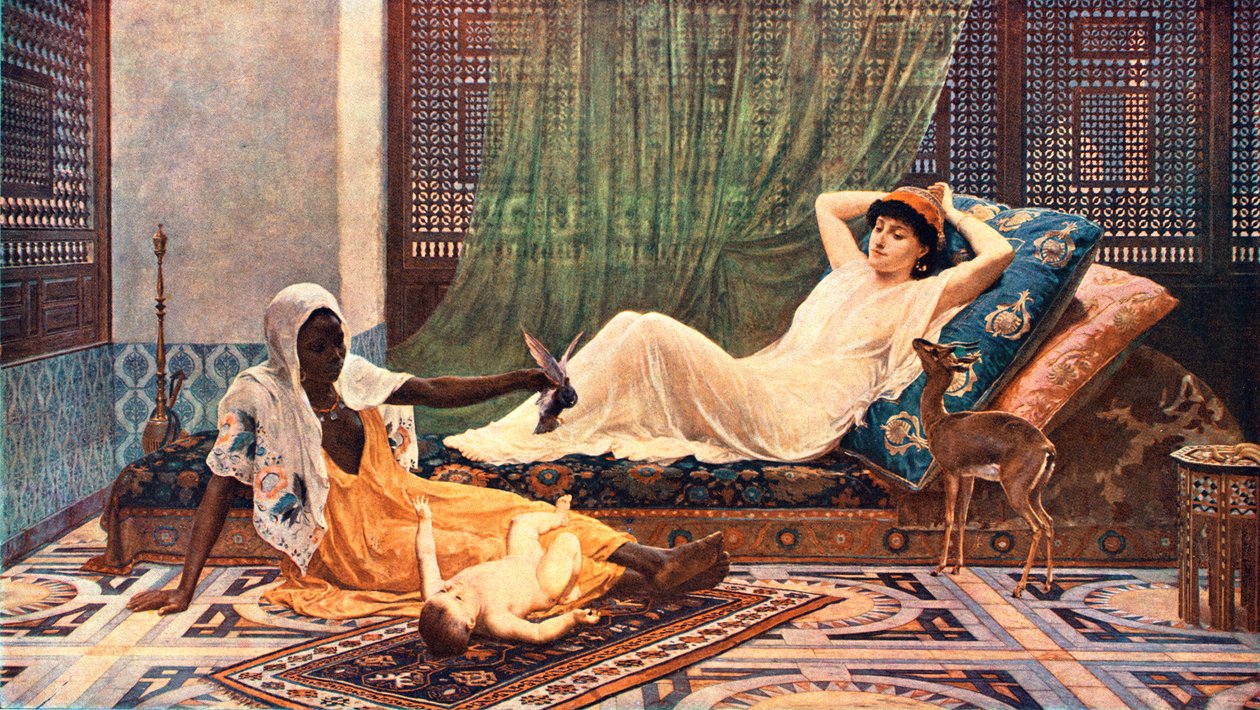 Uma nova luz no Hareem, 1884, c1902. de Unbekannt