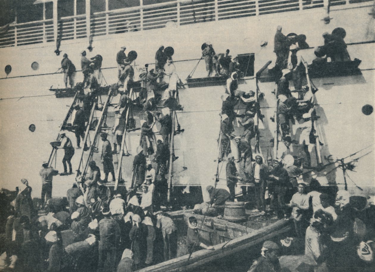 Um novo método de carvão no porto de Yokohama, 1936 de Unbekannt