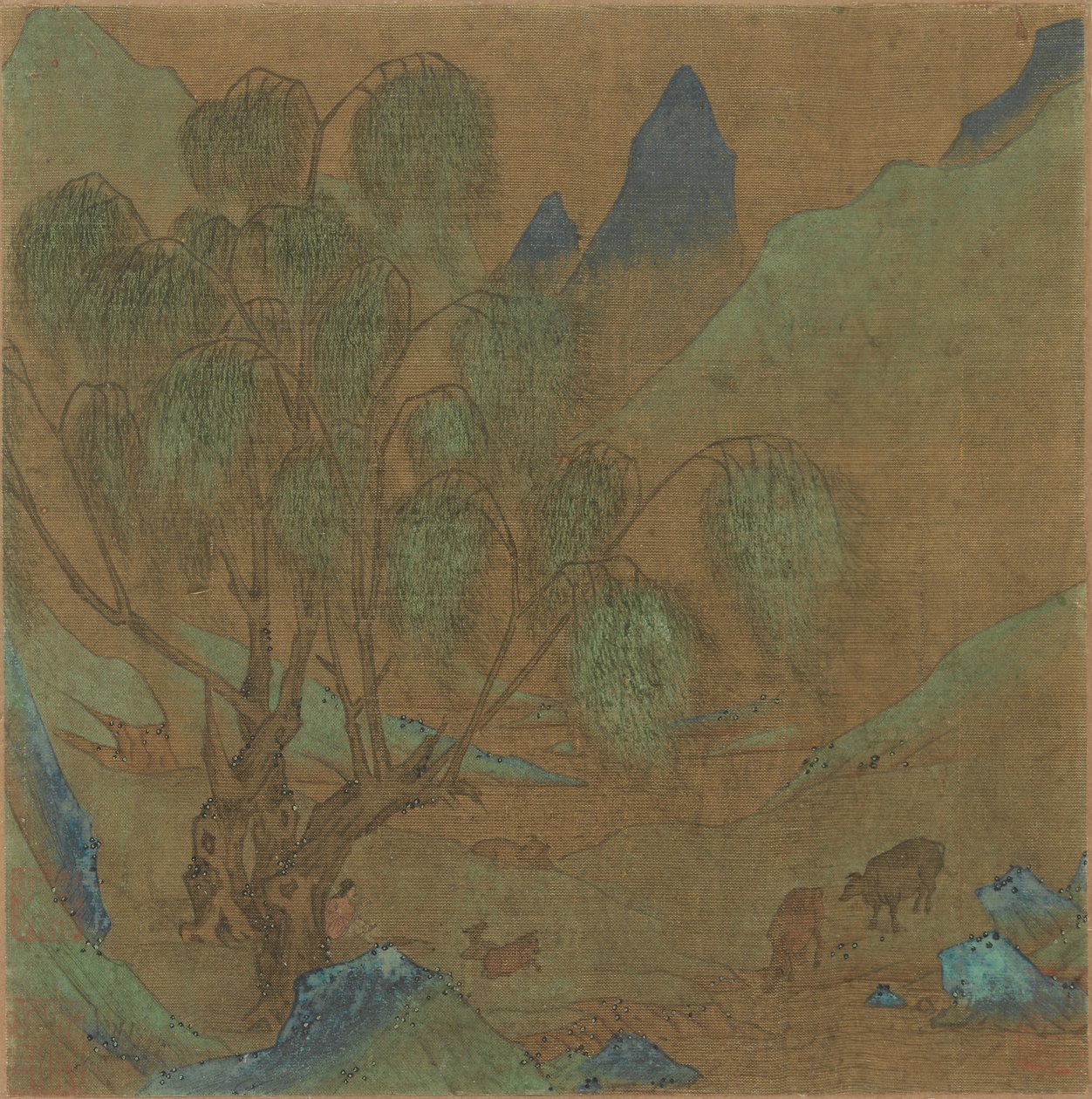 Uma cena pastoral, 1271-1368. de Unbekannt