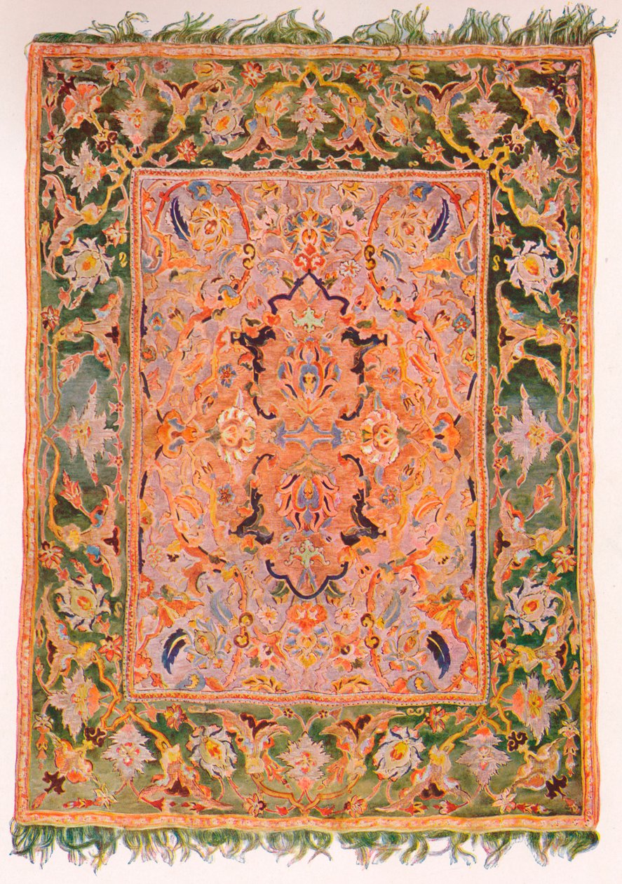 Um tapete de Polonaise da Pérsia, c1630, 1923 de Unbekannt