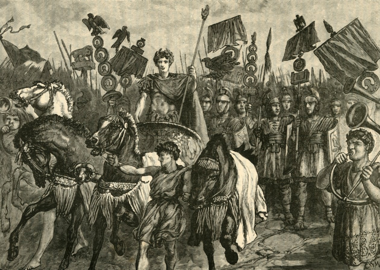 Um triunfo romano, 1890. de Unbekannt