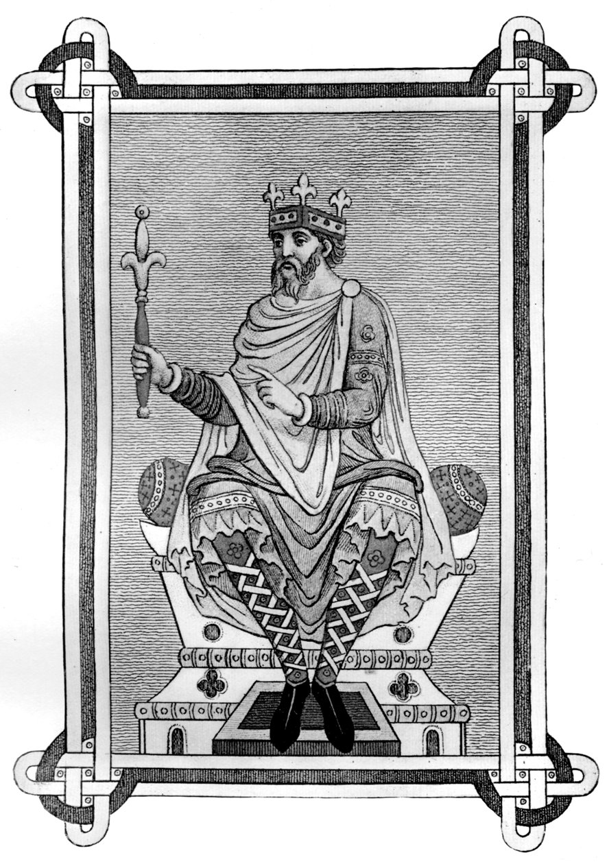Um monarca saxão, 1910 de Unbekannt