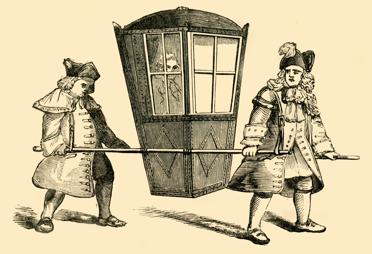 Uma cadeira de sedan, 1881. de Unbekannt