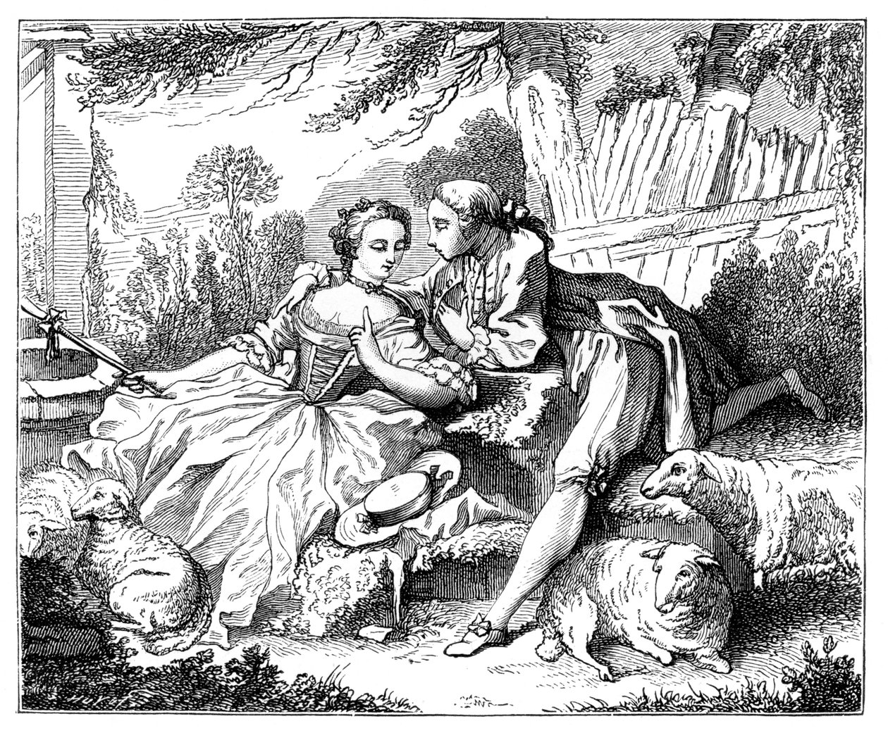 Uma pastora, 1885 de Unbekannt