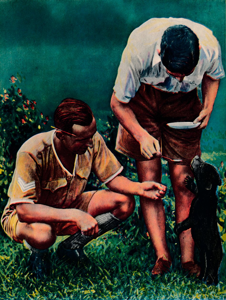 Um mascote de Singapura da RAF, 1940 de Unbekannt