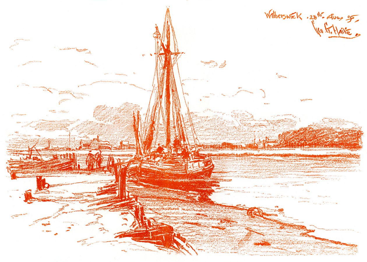 Um esboço em Walberswick, 1899 de Unbekannt