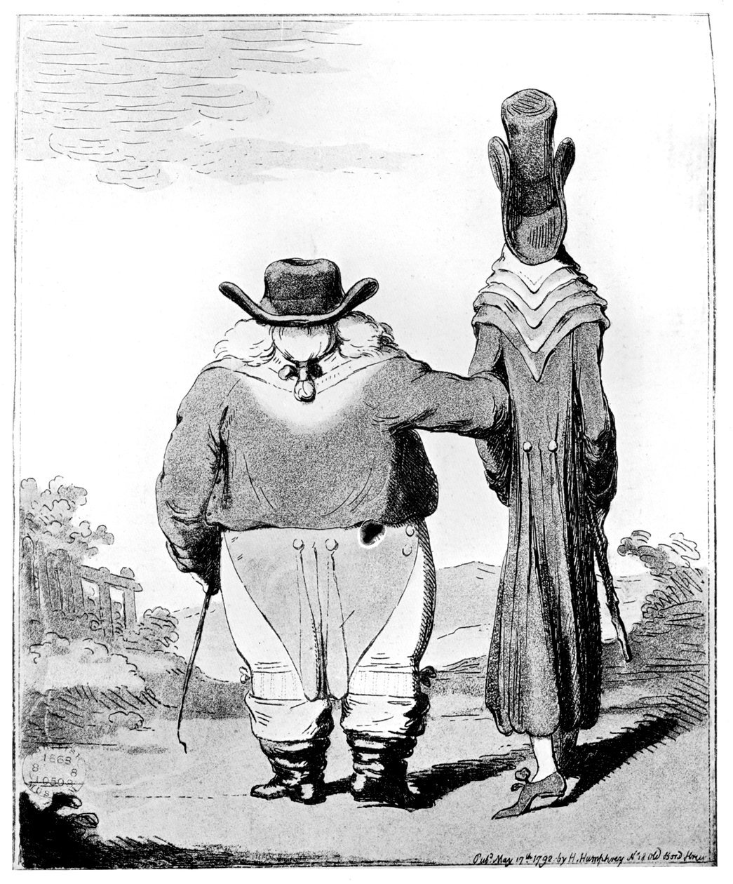 Um Spencer e um Threadpaper, 1792 de Unbekannt