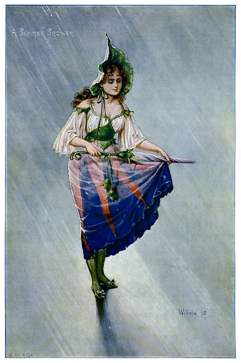 Uma chuva de verão, 1899 de Unbekannt