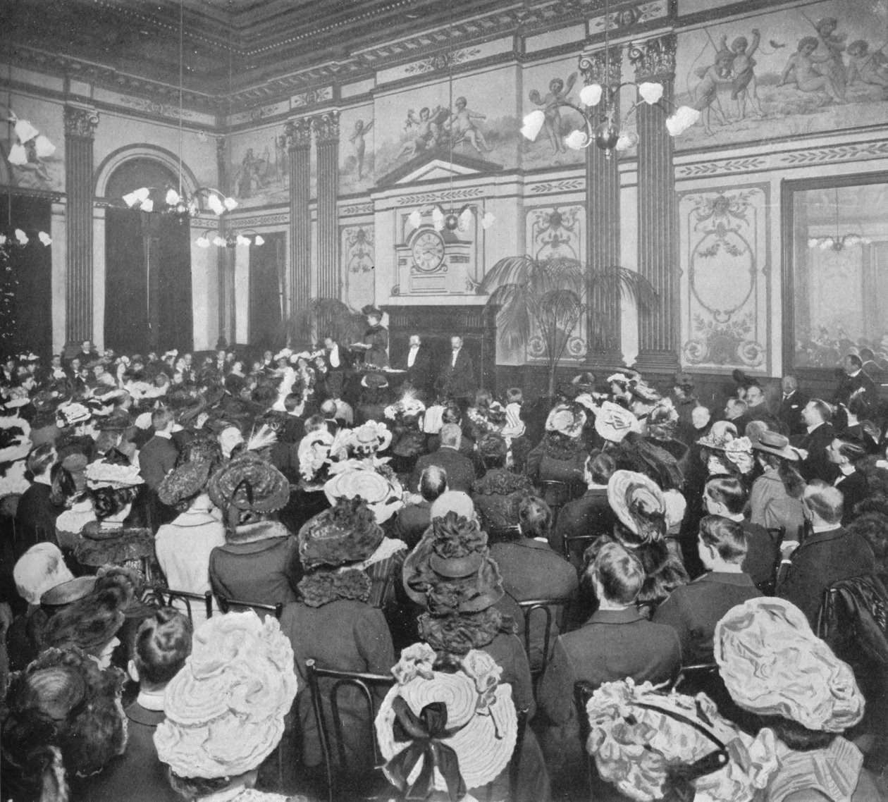 Um debate de domingo à noite no Old Playgoers Club, Londres, c1903 1903 de Unbekannt