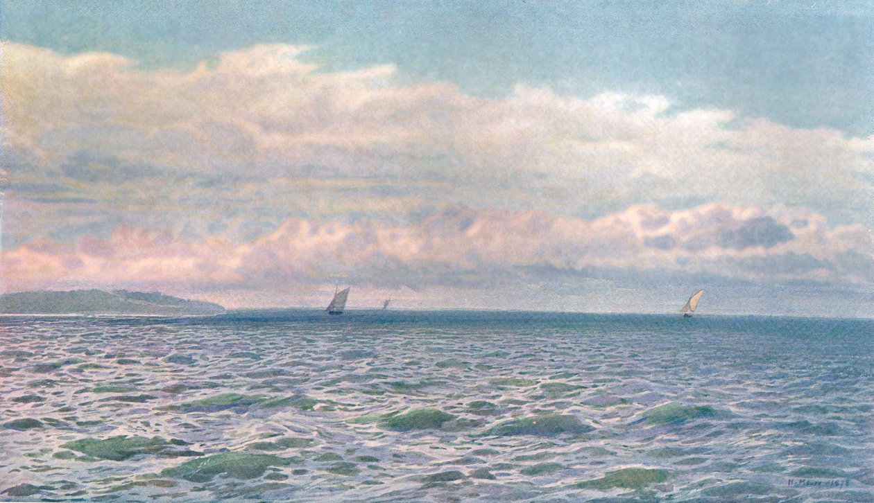 Um dia ensolarado no Solent, c1900. de Unbekannt