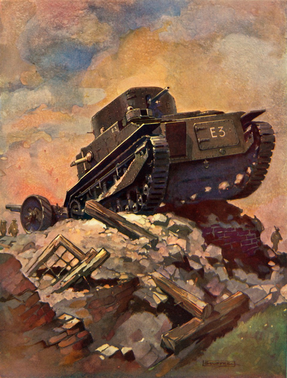 Um tanque, c1930. de Unbekannt