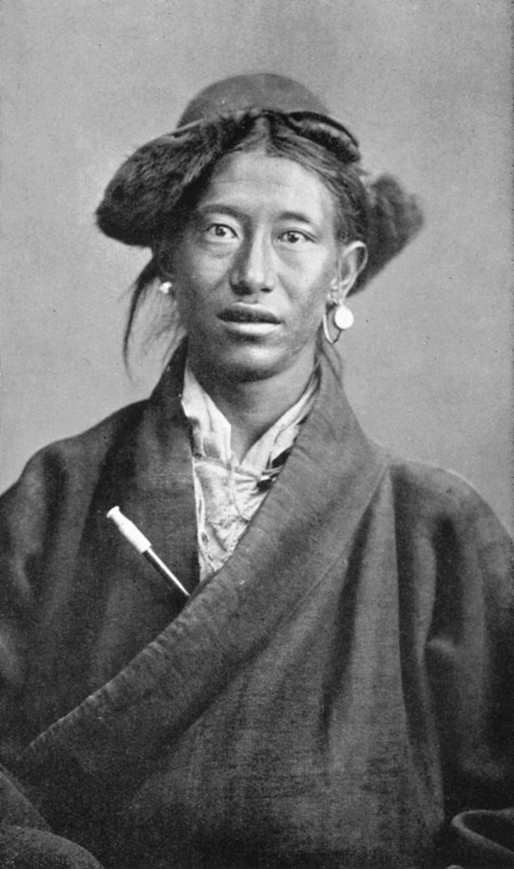 Uma mulher tibetana, c1910 de Unbekannt