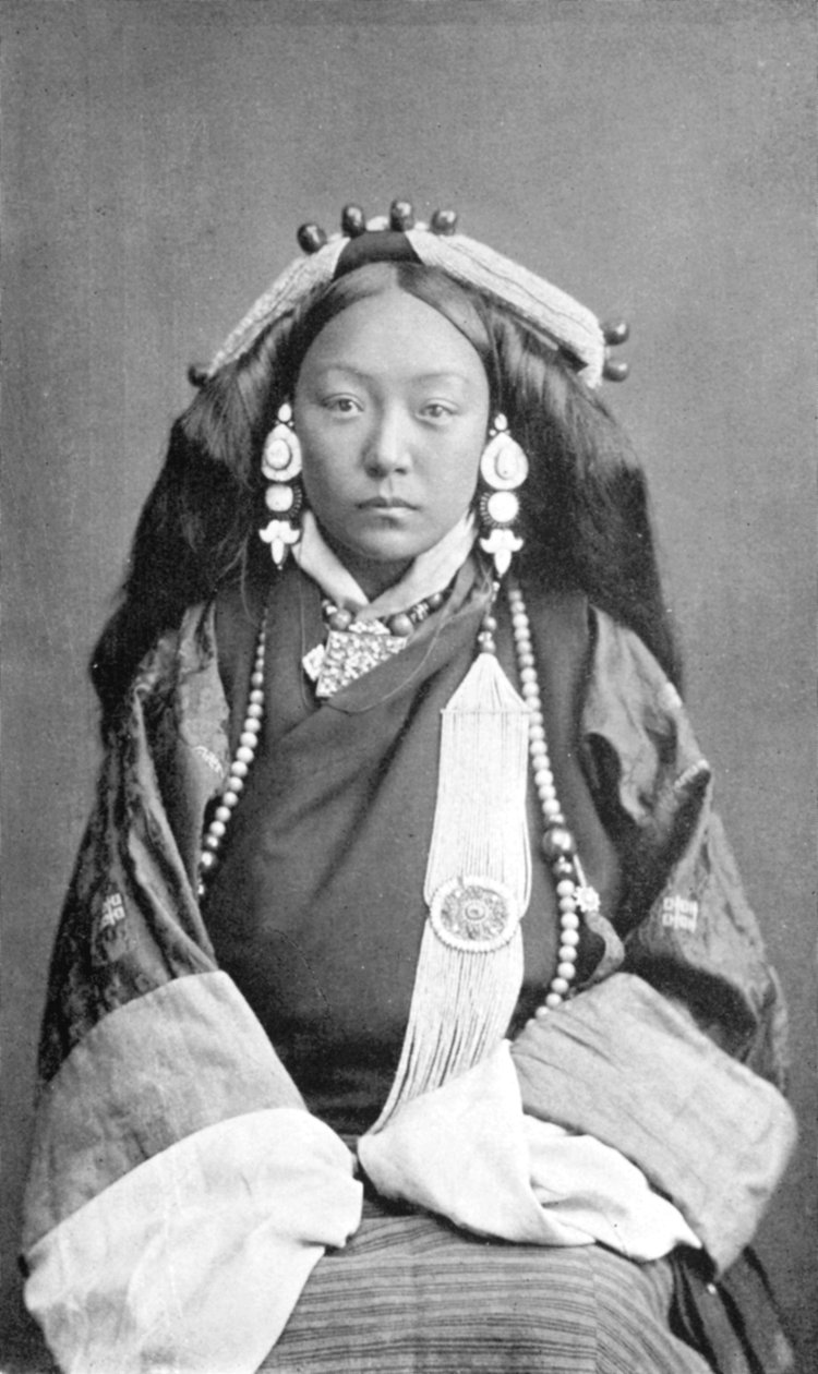 Uma mulher tibetana, c1910 de Unbekannt