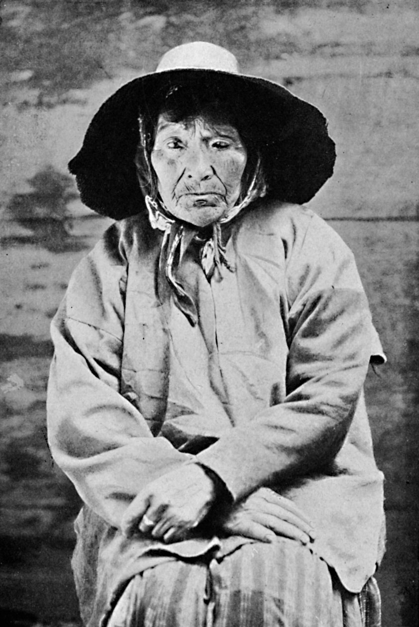 Uma mulher Tlingit do Alasca, 1912 de Unbekannt