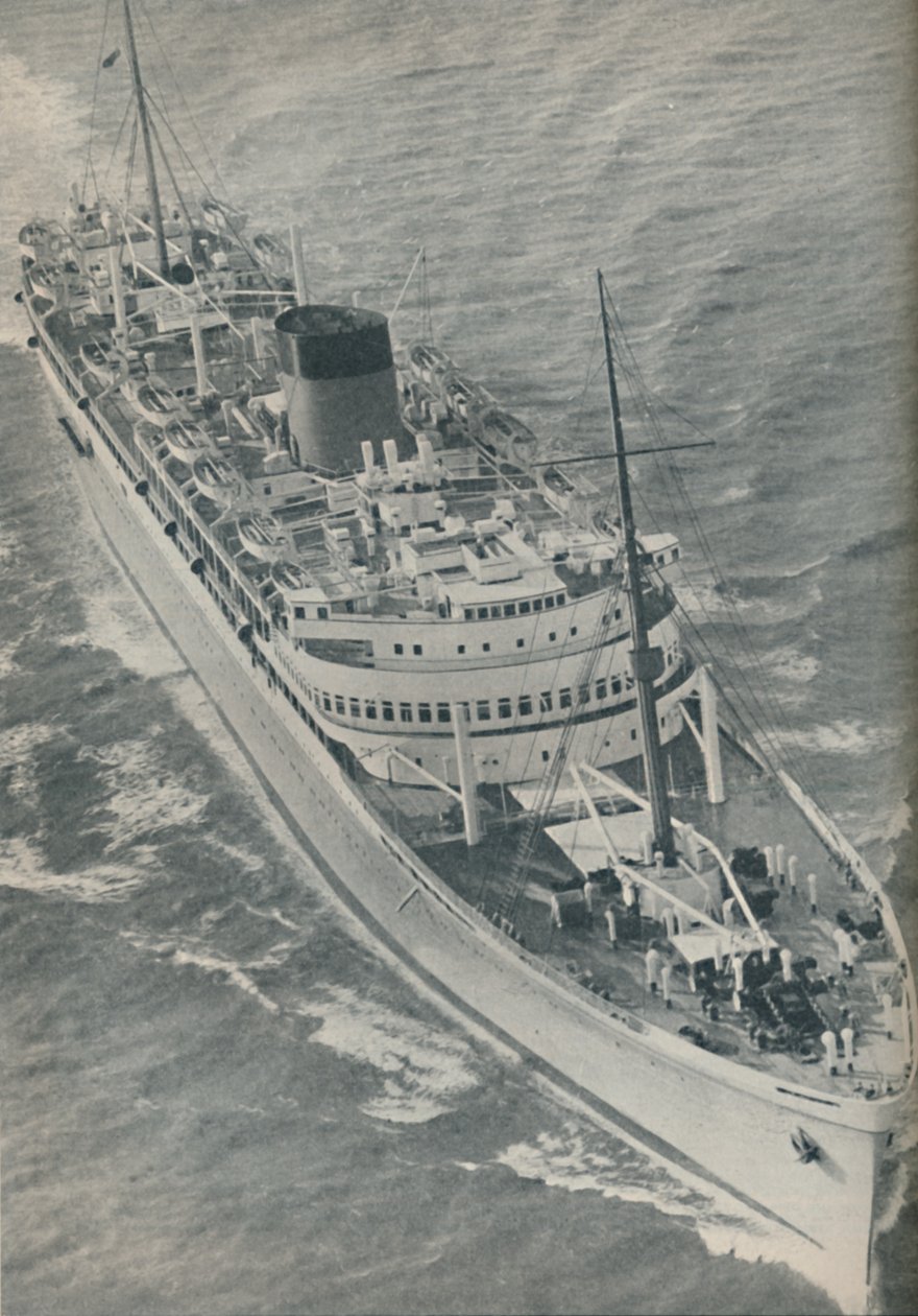 Um motorship Twin-Screw, o castelo de Stirling construído por Harland e Wolff, 1937 de Unbekannt