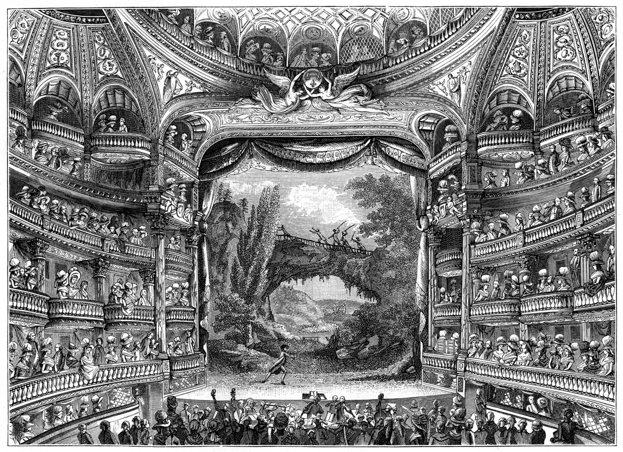 Uma variedade de diversões, teatro francês, 1789, 1885 de Unbekannt