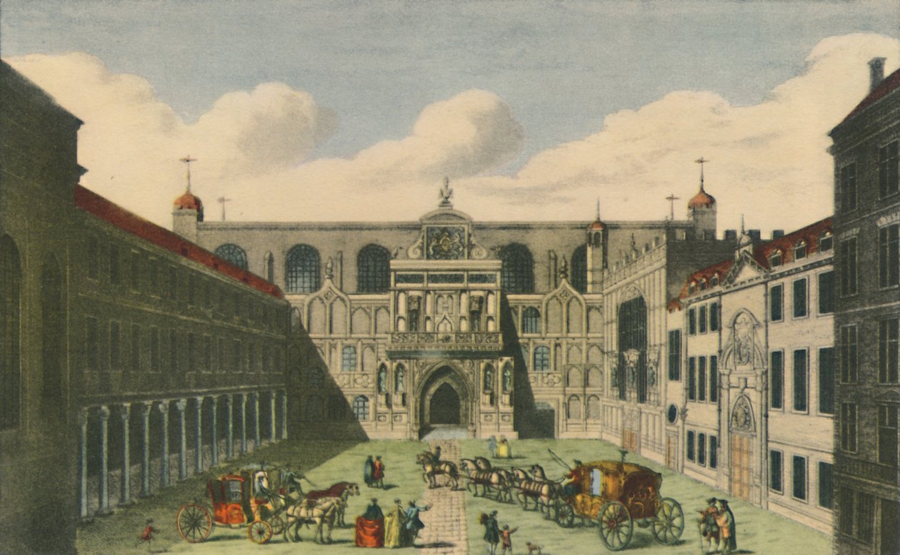 Uma vista da capela da cidade de Londres, c1750s, início do século XIX, 1948. de Unbekannt