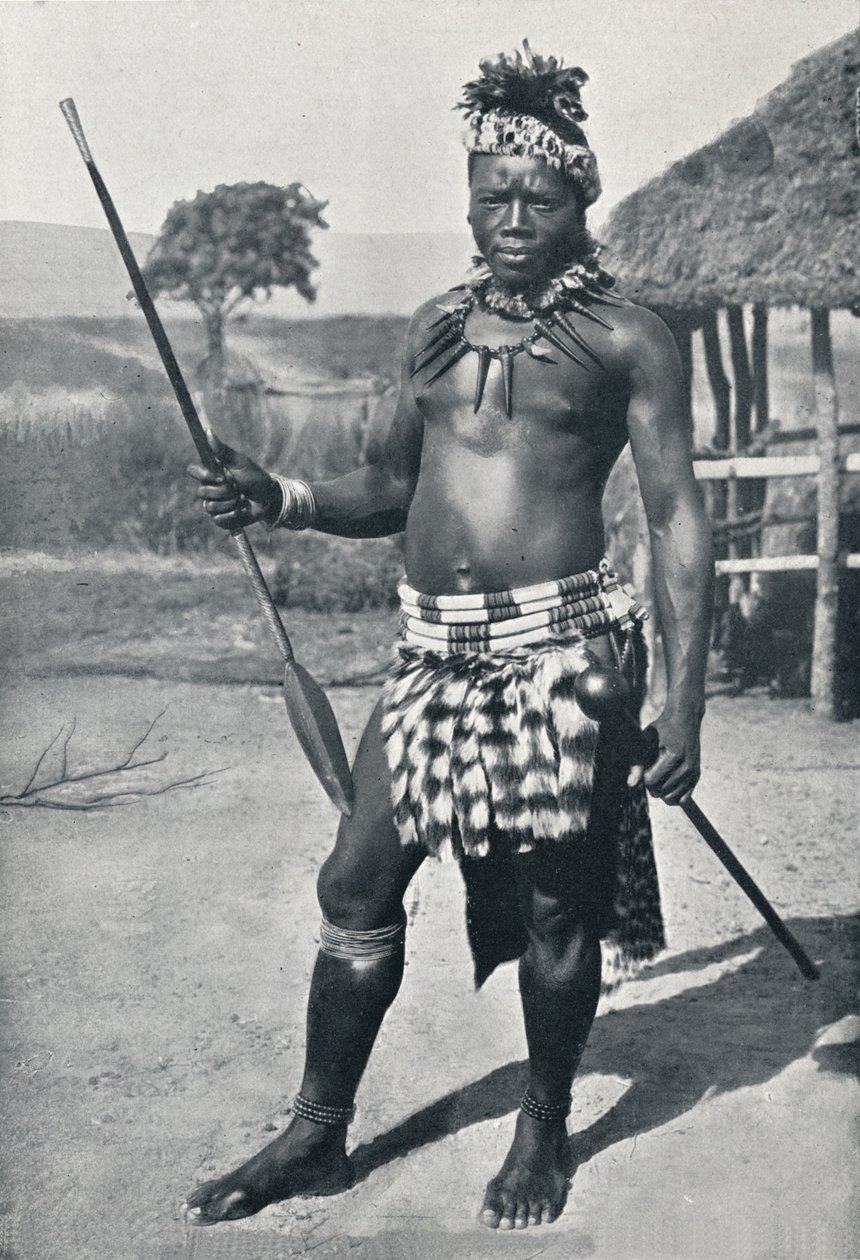 Um chefe zulu, 1902 de Unbekannt