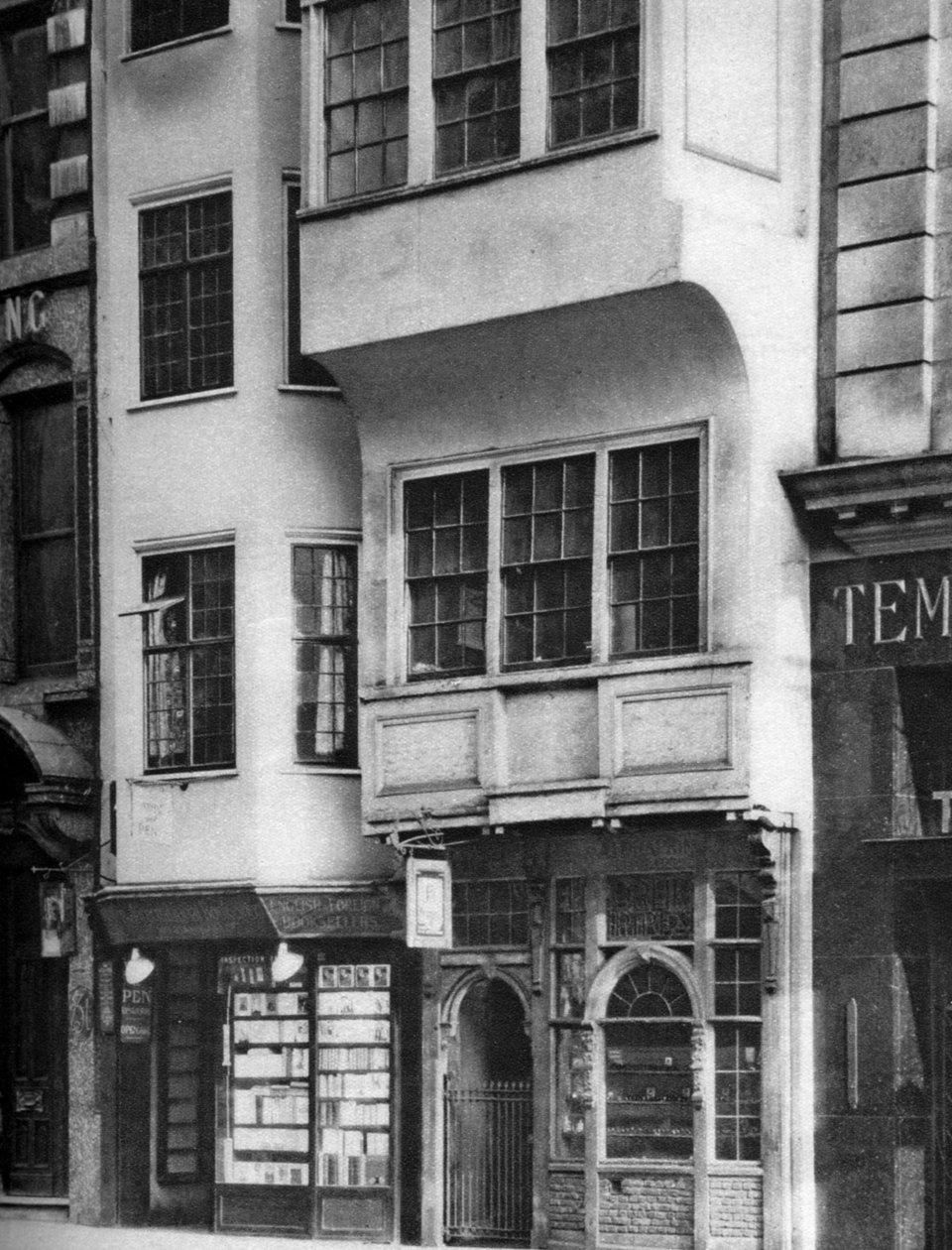 Livraria e tabacarias em Strand, Londres, 1926-1927 de Unbekannt