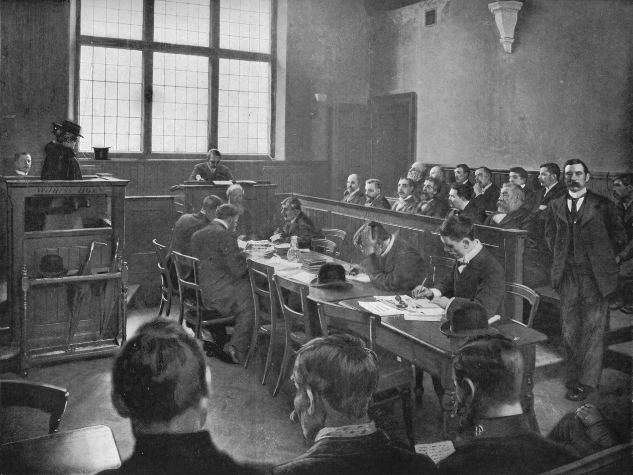 Um inquérito de médicos legistas, Londres, c1901 1901 de Unbekannt