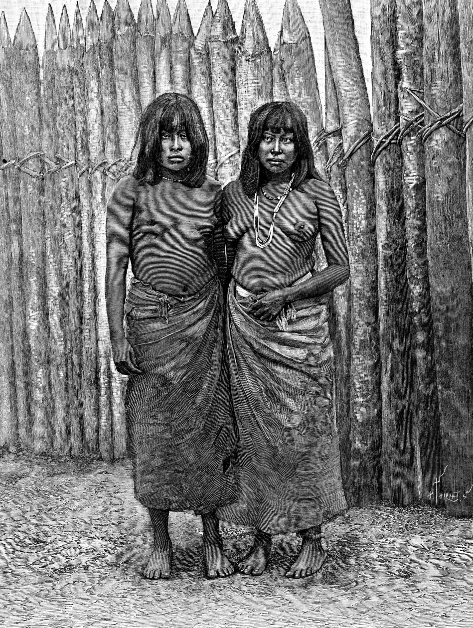 Duas mulheres indianas do Gran Chaco, América do Sul, 1895 de Unbekannt