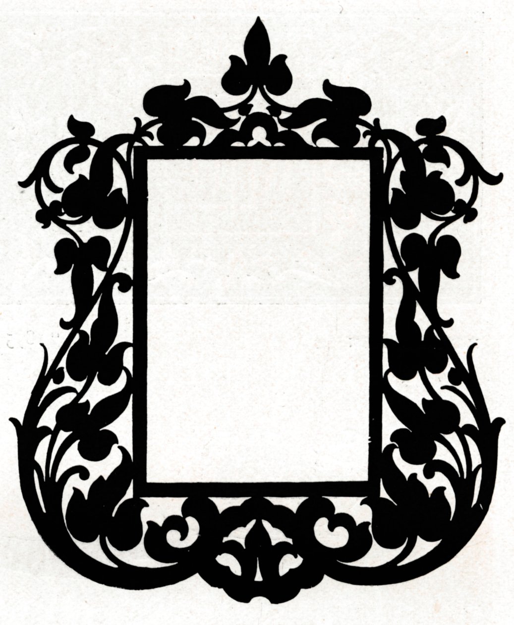 Um design para um porta-retrato intitulado Aesthetic, 1898 de Unbekannt