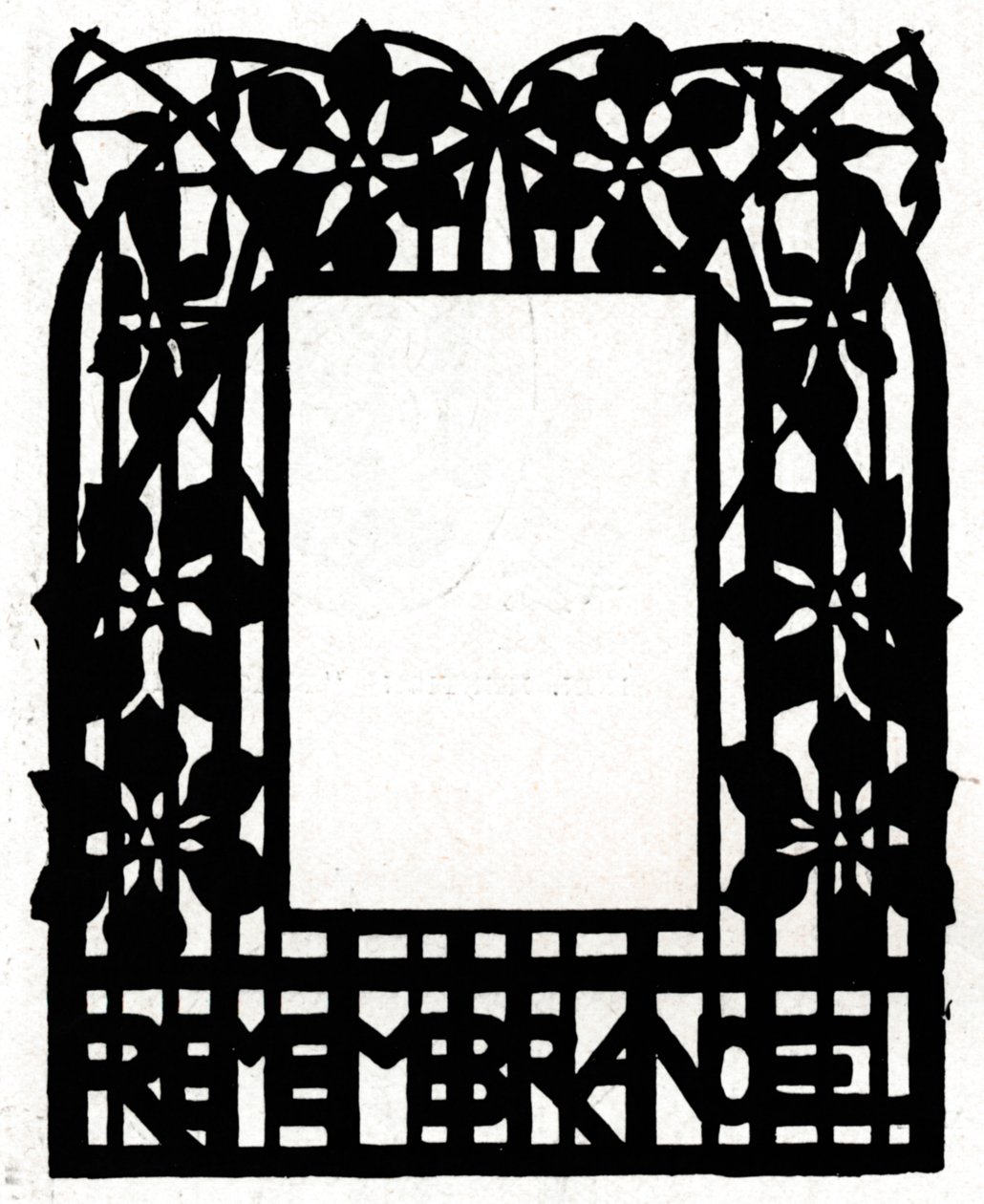 Um design para uma moldura intitulada Margery Daw, 1898 de Unbekannt