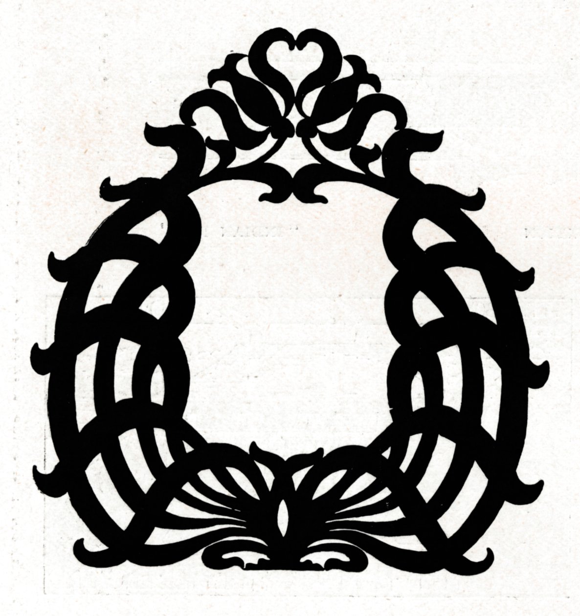 Um design para um porta-retrato intitulado Sixpence, 1898 de Unbekannt