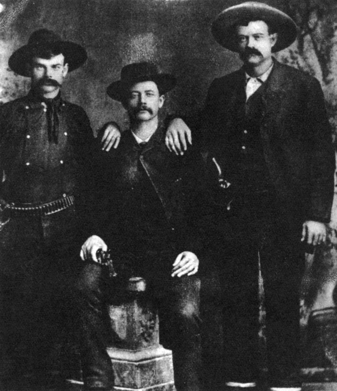 Uma fotografia em disputa do assaltante de trem e fora da lei Sam Bass, c1877-1878 1954 de Unbekannt