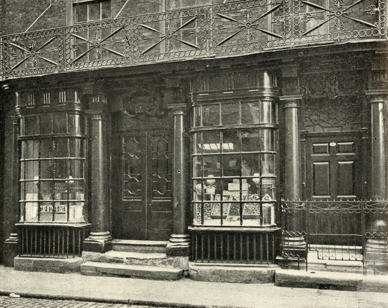 Uma boa loja em Artillery Row, Houndsditch, Londres, da segunda metade do século XVIII, de Unbekannt