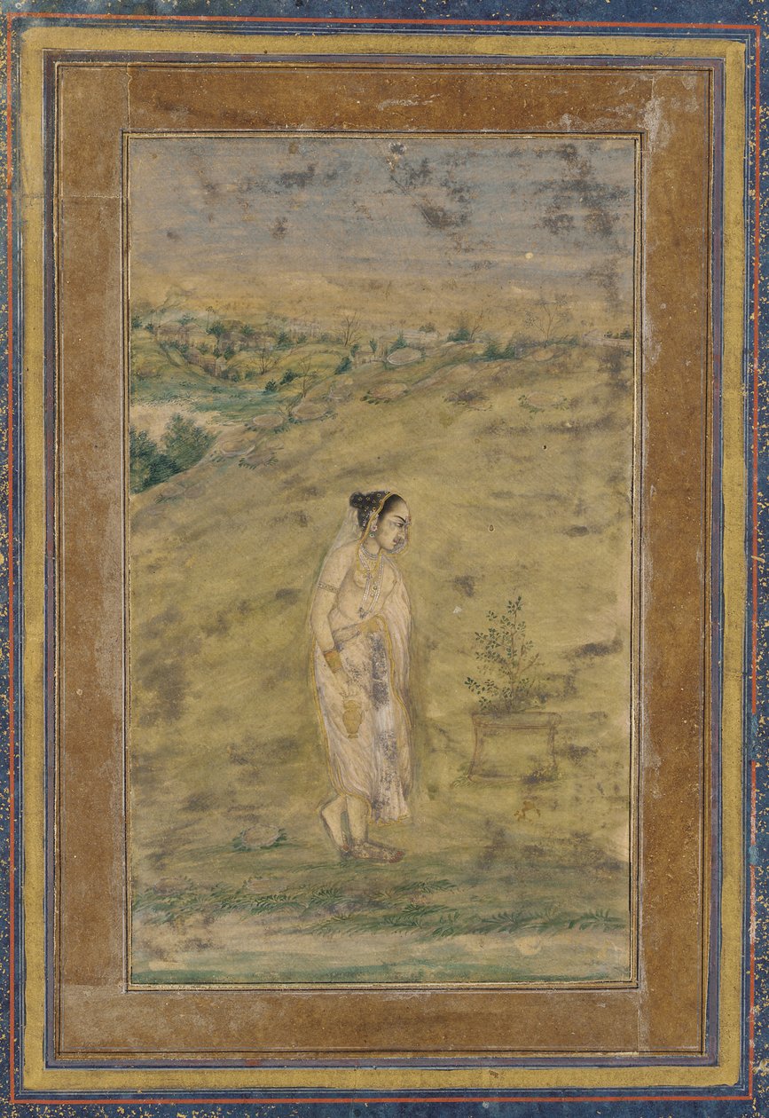 Uma menina à beira-mar, início do século XVII. de Unbekannt