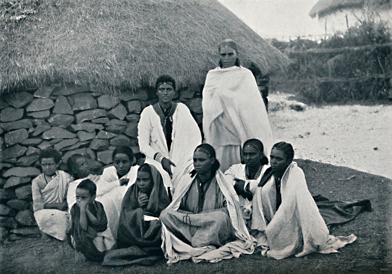 Um grupo de abissínios, 1912 de Unbekannt