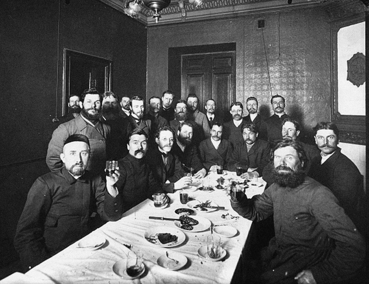 Um grupo de deputados da Segunda Duma, 1907 de Unbekannt