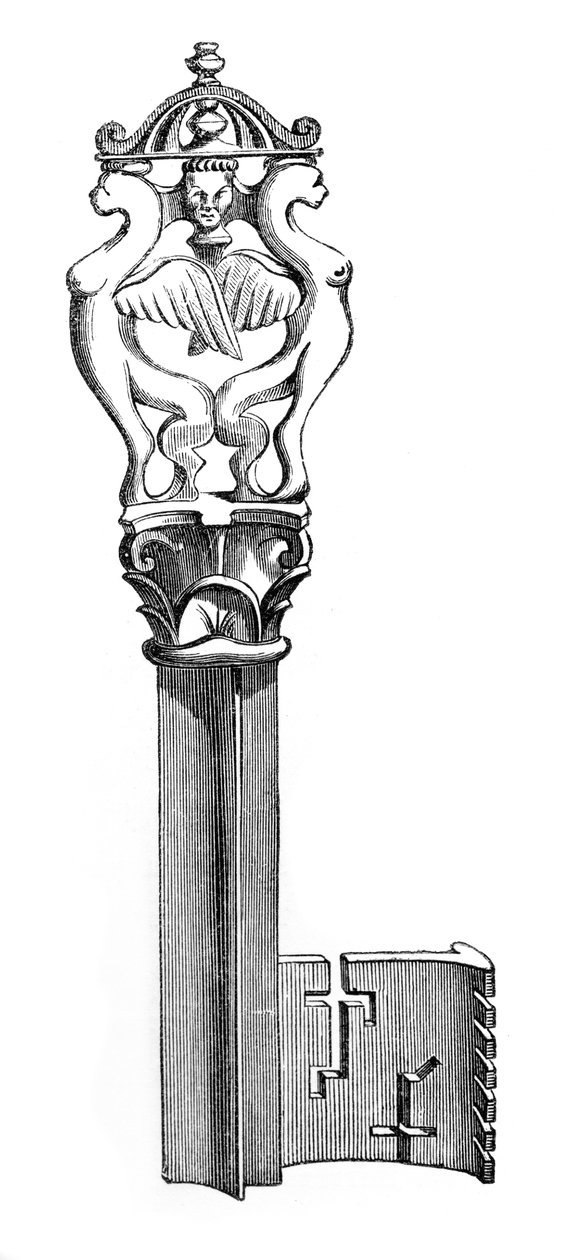 Uma chave, século XIII, 1870 de Unbekannt
