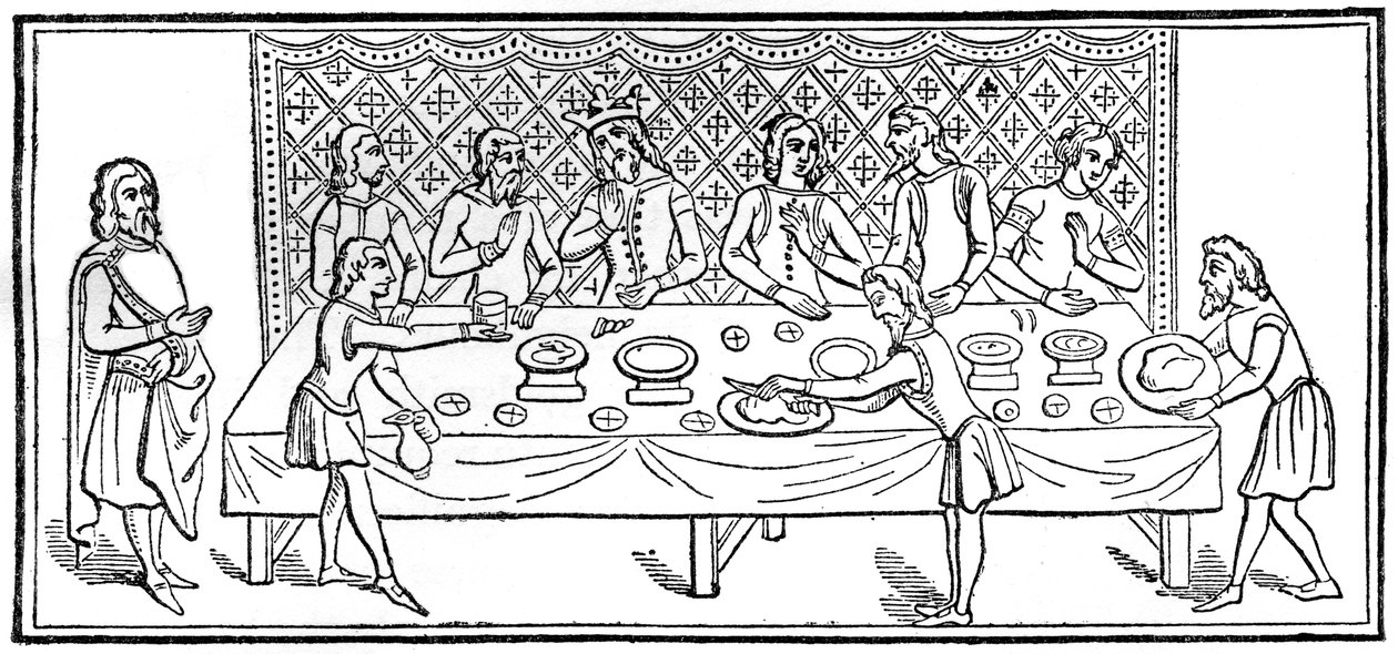 Um rei no jantar, 1910 de Unbekannt