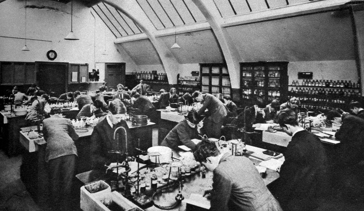Um laboratório em uma politécnica de Londres, 1926-1927 de Unbekannt