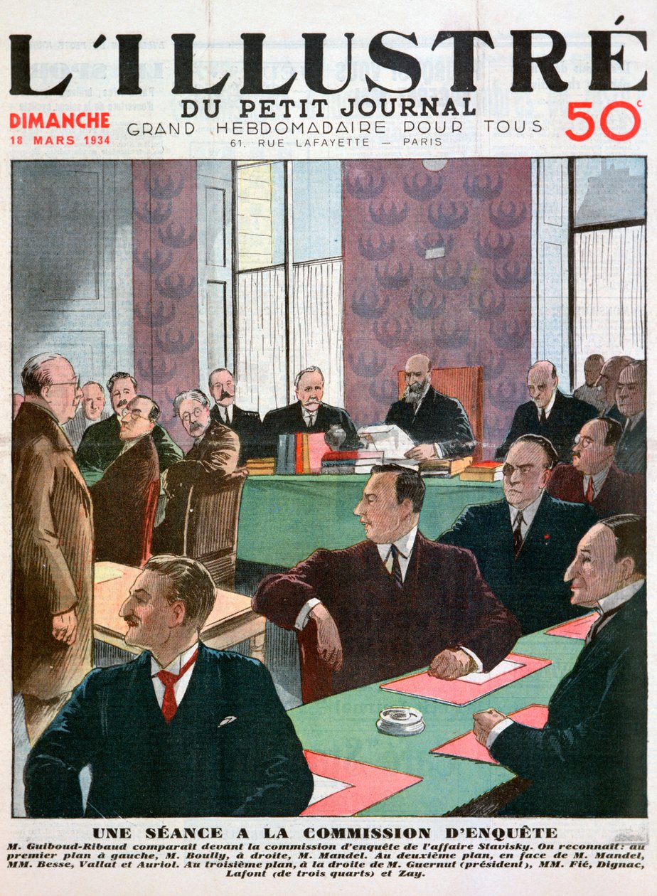 Uma reunião da junta de inquérito de 1934 de Unbekannt
