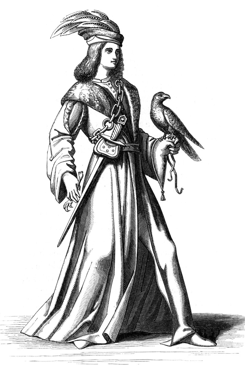 Um nobre de Provence, França, século XV 1849 de Unbekannt