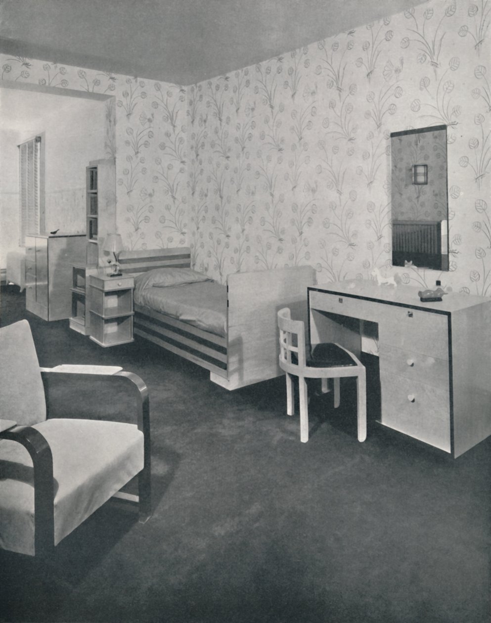 Um viveiro projetado para as Frankl Galleries, Inc., 1933 de Unbekannt