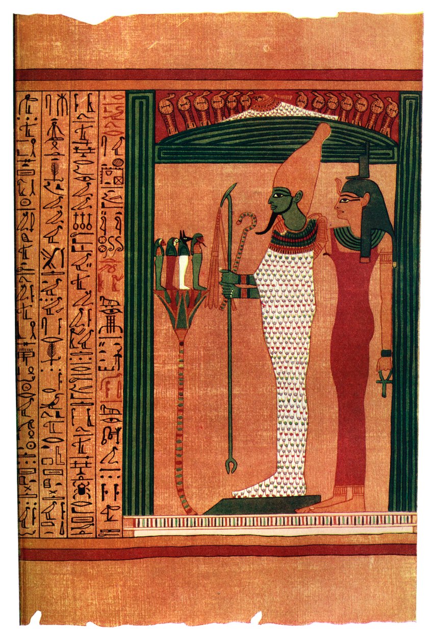 Uma página do Livro dos Mortos, 1926 de Unbekannt