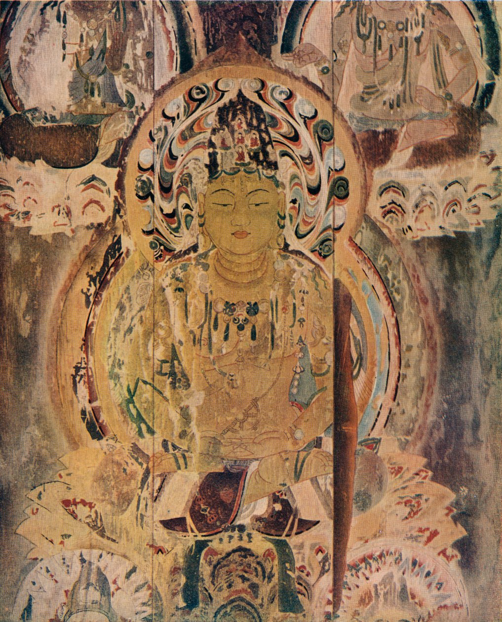 Uma pintura no pilar central do pagode no mosteiro de Daigoji, século XIII de Unbekannt