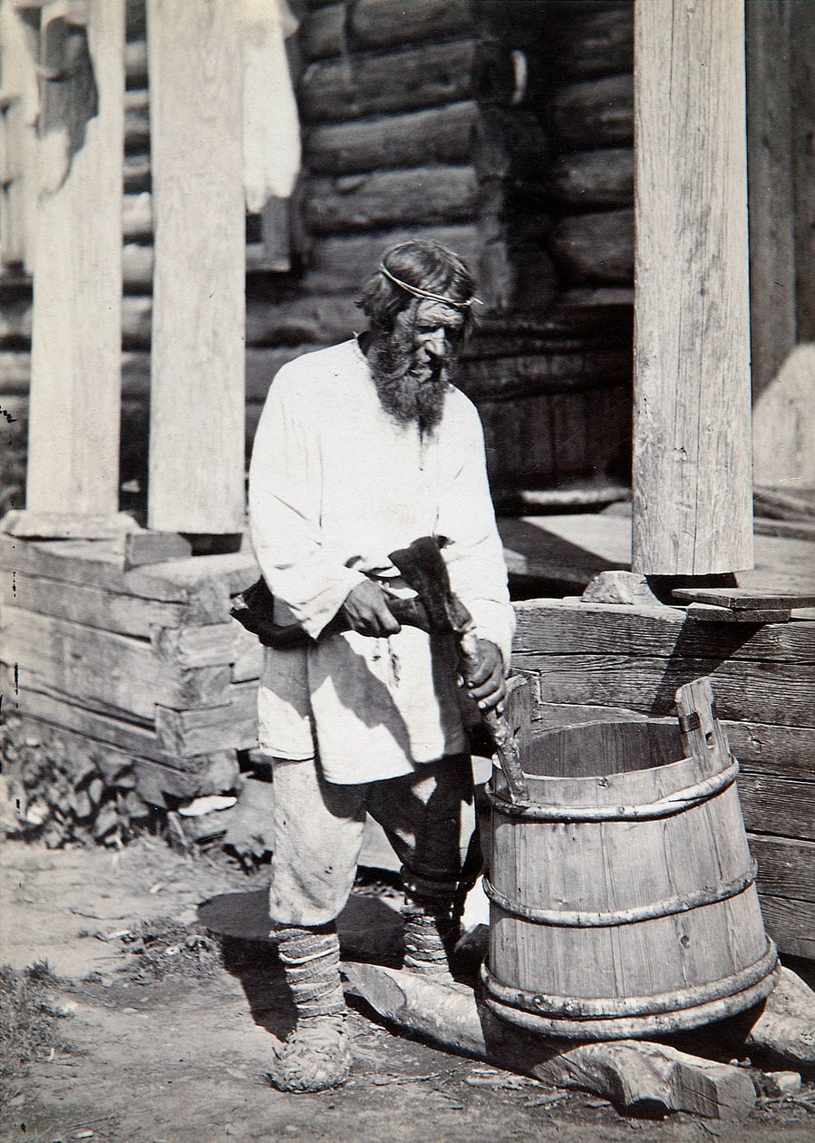 Um camponês, década de 1890 de Unbekannt