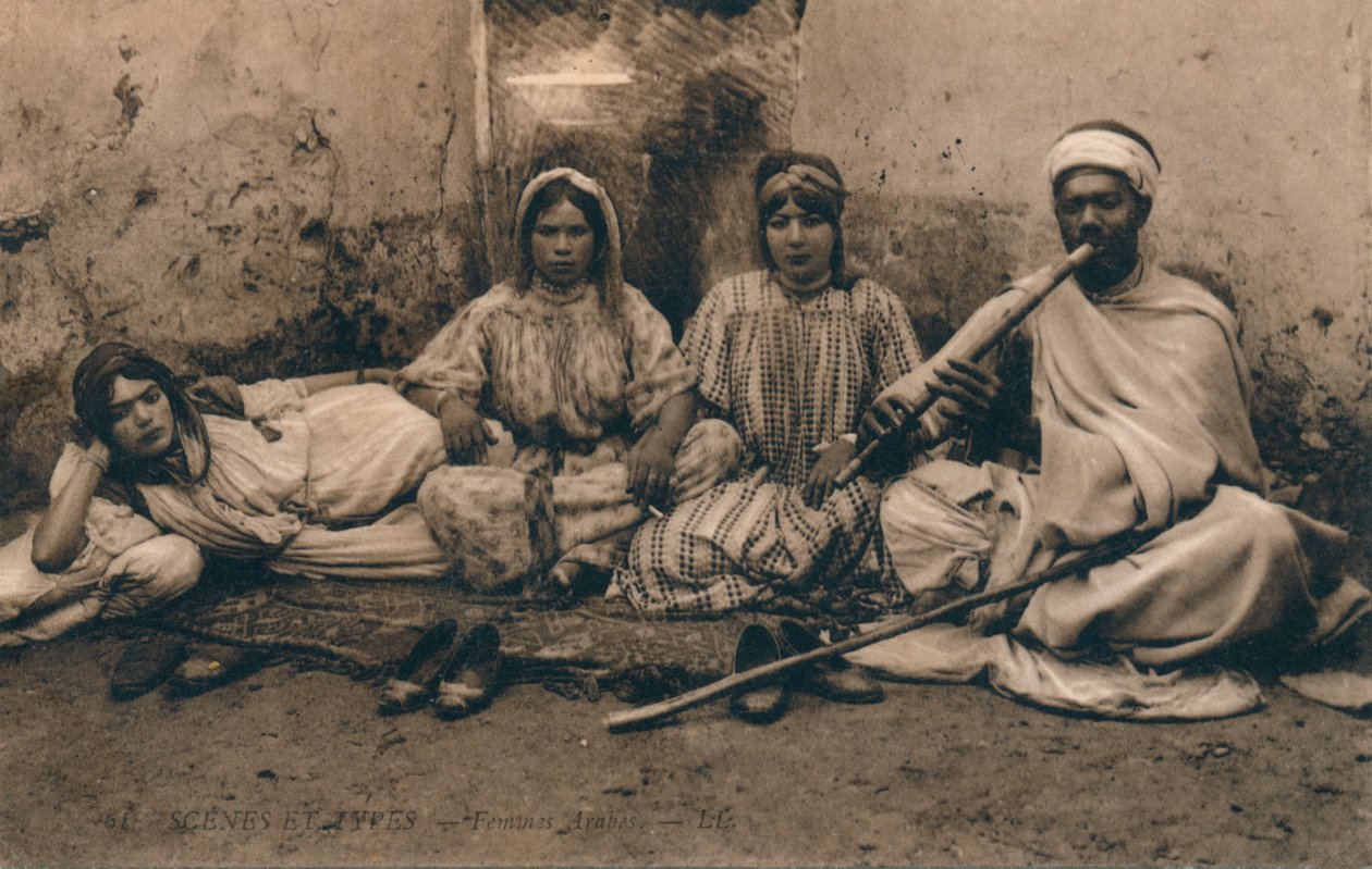 Uma fotografia que descreve o povo árabe tradicional, c1909 de Unbekannt