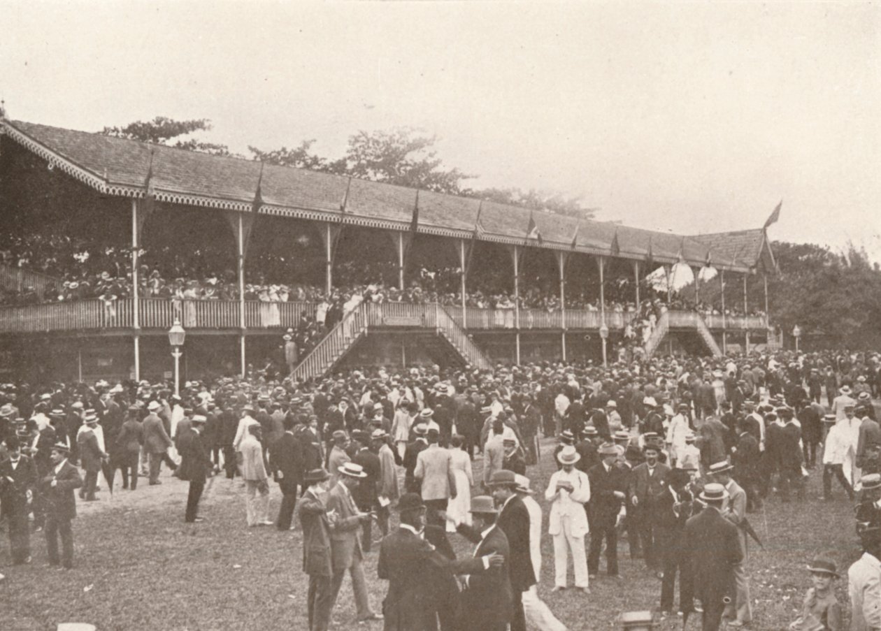 Parte do recinto do Hipódromo do Derby Club, 1914 de Unbekannt