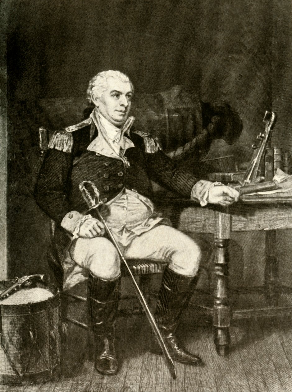 Um retrato do comodoro Barry da Marinha dos Estados Unidos, c1780, 1937. de Unbekannt